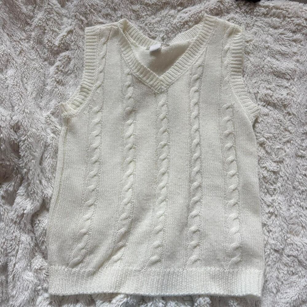 Full-tilt Women's Cream and White Vest